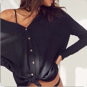 Urban Outfitters JoJo Thermal Top